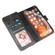 iPhone XS Max Zipper Wallet Bag Horizontal Flip PU Leather Case with Holder & 9 Card Slots & Wallet & Lanyard & Photo Frame - Black