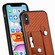 iPhone XS Max Wristband Kickstand Card Wallet Back Cover Phone Case with Tool Knife - Brown