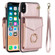 iPhone XS Max Ring Holder RFID Card Slot Phone Case - Rose Gold