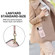 iPhone XS Max Ring Holder RFID Card Slot Phone Case - Rose Gold