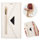 iPhone XS Max Skin Feel Zipper Horizontal Flip Leather Case with Holder & Card Slots & Photo Frame & Lanyard & Long Rope - White