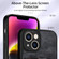 iPhone XS Max Retro Skin-feel Ring Card Wallet Phone Case - Black