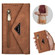 iPhone XS Max Skin Feel Zipper Horizontal Flip Leather Case with Holder & Card Slots & Photo Frame & Lanyard & Long Rope - Brown