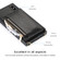 iPhone XS Max Square Zipper Wallet Bag TPU+PU Back Cover Case with Holder & Card Slots & Wallet & Cross-body Strap - Black