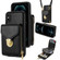 iPhone XS Max Zipper Hardware Card Wallet Phone Case - Black