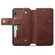 iPhone XS Max Cowhide Texture Magnetic Absorption Detachable Horizontal Flip Leather Case with Holder & Card Slots & Wallet  - Coffee