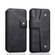 iPhone XS Max Cowhide Texture Magnetic Absorption Detachable Horizontal Flip Leather Case with Holder & Card Slots & Wallet  - Black