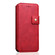 iPhone XS Max Cowhide Texture Magnetic Absorption Detachable Horizontal Flip Leather Case with Holder & Card Slots & Wallet  - Red