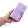 iPhone XS Max Multifunctional Card Slot Zipper Wallet Leather Phone Case - Purple