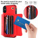 iPhone XS Max RFID Card Slot Phone Case with Long Lanyard - Red