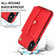 iPhone XS Max RFID Card Slot Phone Case with Long Lanyard - Red