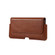 Universal Cow Leather Mobile Phone Leather Case Waist Bag 5.5-6.5 inch and Below Phones - Brown