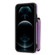 iPhone XS Max Zipper Hardware Card Wallet Phone Case - Purple