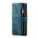 iPhone XS Max CaseMe-C30 PU + TPU Multifunctional Horizontal Flip Leather Case with Holder & Card Slot & Wallet & Zipper Pocket - Blue