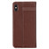 iPhone XS Max GEBEI Top-grain Leather Horizontal Flip Protective Case with Holder & Card Slots - Brown