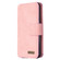 iPhone XS Max Detachable Frosted Magnetic Horizontal Flip Leather Case with Card Slots & Holder & Zipper Wallet & Photo Frame - Pink