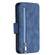 iPhone XS Max Detachable Frosted Magnetic Horizontal Flip Leather Case with Card Slots & Holder & Zipper Wallet & Photo Frame - Blue