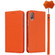 iPhone XS Max Litchi Genuine Leather Phone Case - Orange