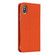 iPhone XS Max Litchi Genuine Leather Phone Case - Orange