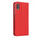 iPhone XS Max Litchi Genuine Leather Phone Case - Red