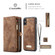 iPhone XS Max CaseMe Detachable Multifunctional Horizontal Flip Leather Case with Card Slot & Holder & Zipper Wallet & Photo Frame  - Brown