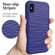 iPhone X & XS Wave Pattern 3 in 1 Silicone+PC Shockproof Protective Case - Navy+Olivine