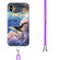 iPhone X / XS 2.0mm Airbag Shockproof TPU Phone Case with Lanyard - Whale