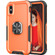 iPhone X / XS 3 in 1 PC + TPU Phone Case with Ring Holder - Orange