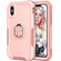 iPhone X / XS 3 in 1 PC + TPU Phone Case with Ring Holder - Pink