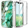 iPhone X / XS 360 Full Body Painted Phone Case - Marble L12
