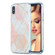 iPhone X / XS 3D Electroplating Marble Pattern TPU Protective Case - Pink