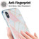 iPhone X / XS 3D Electroplating Marble Pattern TPU Protective Case - Pink