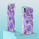 iPhone X / XS 3D Electroplating Marble Pattern TPU Protective Case - Purple