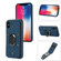 iPhone X / XS Armor Ring Wallet Back Cover Phone Case - Blue
