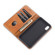 iPhone X / XS AZNS Magnetic Calf Texture Horizontal Flip Leather Case with Card Slots & Holder & Wallet - Dark Brown