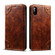 iPhone X / XS Baroque Simple Horizontal Flip Leather Case, with Holder & Card Slots & Wallet - Light Brown