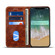 iPhone X / XS Baroque Simple Horizontal Flip Leather Case, with Holder & Card Slots & Wallet - Light Brown
