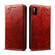iPhone X / XS Baroque Simple Horizontal Flip Leather Case, with Holder & Card Slots & Wallet - Red