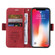 iPhone X / XS BETOPNICE Dual-side Buckle Leather Phone Case - Red