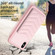 iPhone X / XS BF26 Wave Pattern Card Bag Holder Phone Case - Pink