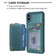 iPhone X / XS BF27 Metal Ring Card Bag Holder Phone Case - Green