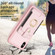 iPhone X / XS BF27 Metal Ring Card Bag Holder Phone Case - Pink