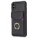 iPhone X / XS BF29 Organ Card Bag Ring Holder Phone Case - Black