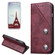 iPhone X / XS Bronze Texture Casual Style with Absorption Horizontal Flip Leather Case with Holder & Card Slots  - Red