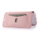 iPhone X / XS Bronzing Plating PU + TPU Horizontal Flip Leather Case with Holder & Card Slot - Pink White