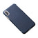 iPhone X / XS Business Cross Texture PC Protective Case - Dark Blue