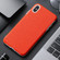 iPhone X / XS Business Cross Texture PC Protective Case - Orange Red