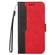iPhone X / XS Business Stitching-Color Horizontal Flip PU Leather Case with Holder & Card Slots & Photo Frame - Red