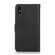 iPhone X / XS Calf Texture 2 in 1 Detachable Magnetic Back Cover Horizontal Flip Leather Case with Holder & Card Slots & Wallet & Photo Frame - Black