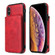 iPhone X / XS Calf Texture Magnetic Case - Red